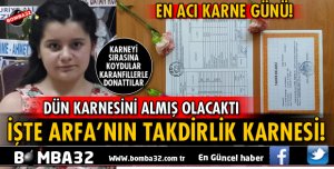 AFRA TAKDİR ALMIŞTI, KARNESİNİ ALAMADI!