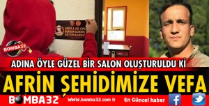 AFRİN ŞEHİDİ ADINA KÖY OKULUNDA KÜTÜPHANE OLUŞTURULDU
