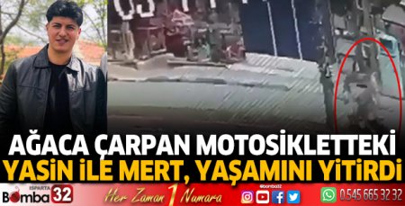 Ağaca çarpan iki genç hayatını kaybetti