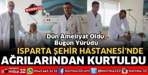 AĞRILARI ŞEHİR HASTANESİNDE SON BULDU