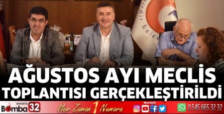 Ağustos Ayı Meclis Toplantısı Gerçekleştirildi