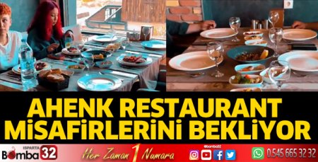 Ahenk Restaurant misafirlerini bekliyor