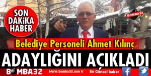 AHMET KILINÇ ADAY OLDU