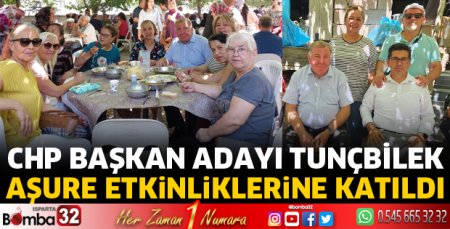 Ahmet Tunçbilek aşure etkinliklerinde 
