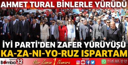 Ahmet Tural binlerle yürüdü