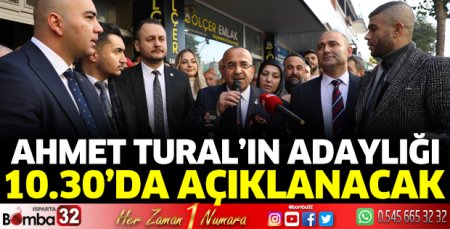 Ahmet Tural'ın adaylığı açıklanıyor