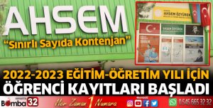AHSEM'de yeni dönem kayıtları başladı