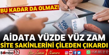 Aidata yüzde yüz zam 