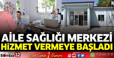 Aile Sağlığı Merkezi hizmete başladı