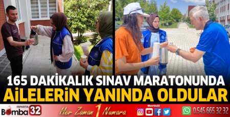 Ailelerin YKS heyecanına ortak oldular