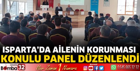 Ailenin korunması konulu panel düzenlendi