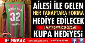 AİLESİ İLE GELEN HER TARAFTARA FORMA HEDİYE EDİLECEK
