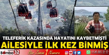 Ailesiyle ilk kez binmiş
