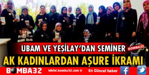 AK KADINLAR AŞURE DAĞITTI