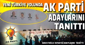 Ak Parti Adaylarını Tanıttı