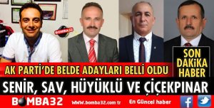 AK PARTİ BELDE ADAYLARI BELLİ OLDU
