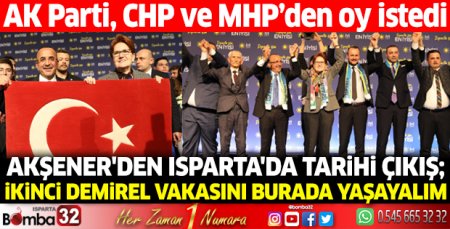 AK Parti, CHP ve MHP’den oy istedi