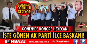 AK PARTİ GÖNEN İLÇE BAŞKANI GÜVEN TAZELEDİ