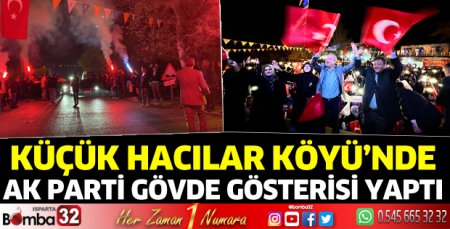 AK Parti Gövde gösterisi yaptı