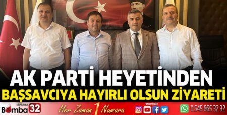 AK Parti heyetinden başsavcıya hayırlı olsun ziyareti
