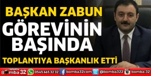AK PARTİ İL BAŞKANI GÖREVİNİN BAŞINDA