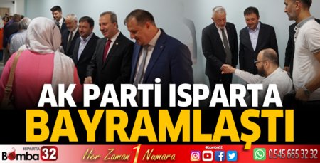 AK Parti Isparta bayramlaştı