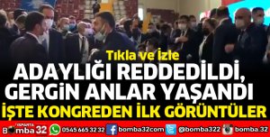 AK PARTİ KONGRESİNDE GERGİN ANLAR 