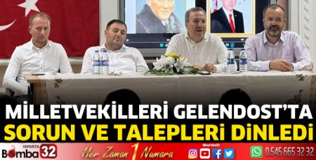 AK Parti Milletvekilleri Gelendost'ta