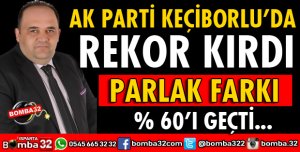AK PARTİ O İLÇEDE REKOR KIRDI