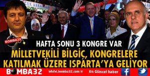 AK PARTİ ÜÇ İLÇEDE DAHA KONGREYE GİDİYOR