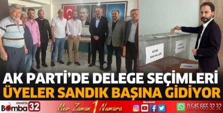 AK Parti’de delege seçimleri 