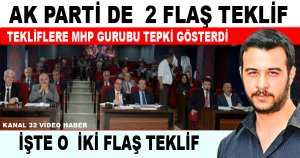 AK Parti’den 2 flaş teklif