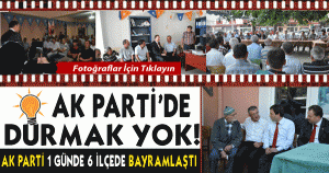 AK PARTİ'DE DURMAK YOK!