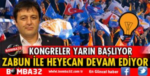 AK PARTİ'DE OLAĞAN KONGRELER BAŞLIYOR