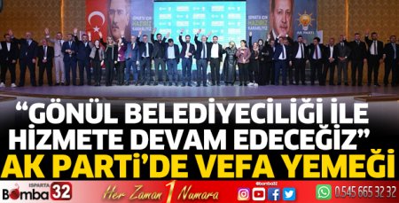 AK Parti'de vefa yemeği
