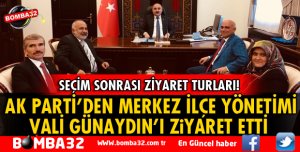 AK PARTİ'DEN VALİ GÜNAYDIN'A ZİYARET