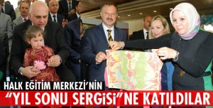 AK PARTİLİ ADAYLAR SERGİYİ GEZDİ