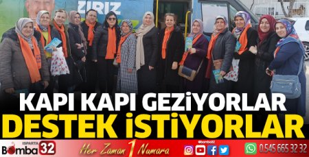 AK Partili kadınlar tam kadro sahada