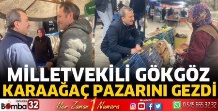 AK Parti'nin adayları Karaağaç pazarında