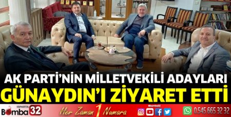 AK Parti'nin adaylarından Günaydın'a ziyaret