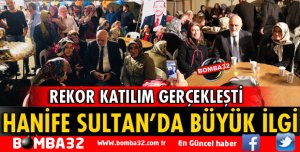 AK PARTİ'NİN ÇADIRINA REKOR İLGİ