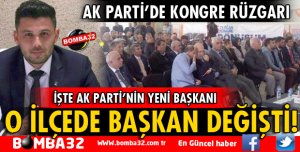 AK PARTİ'NİN GELENDOST İLÇE BAŞKANI DEĞİŞTİ
