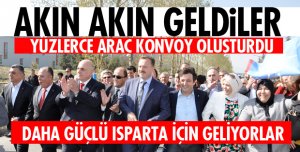 AK PARTİ'NİN MİLLETVEKİLİ ADAYLARINA COŞKULU KARŞILAMA