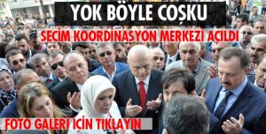 AK PARTİ'NİN SEÇİM KOORDİNASYON MERKEZİ AÇILDI