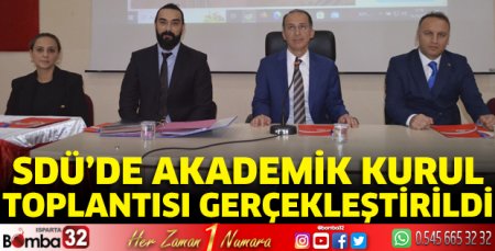 Akademik Kurul Toplantısı Gerçekleştirildi
