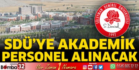 Akademik personel alınacak