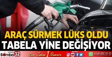 Akaryakıta bir büyük zam daha!