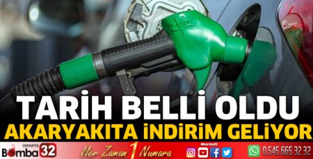 Akaryakıta büyük indirim yolda