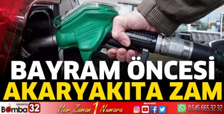 Akaryakıta zam