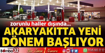 Akaryakıtta yeni dönem başlıyor